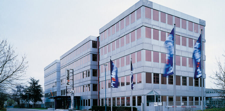 ProMinent Group Headquarters in Heidelberg (Bild: ProMinent)